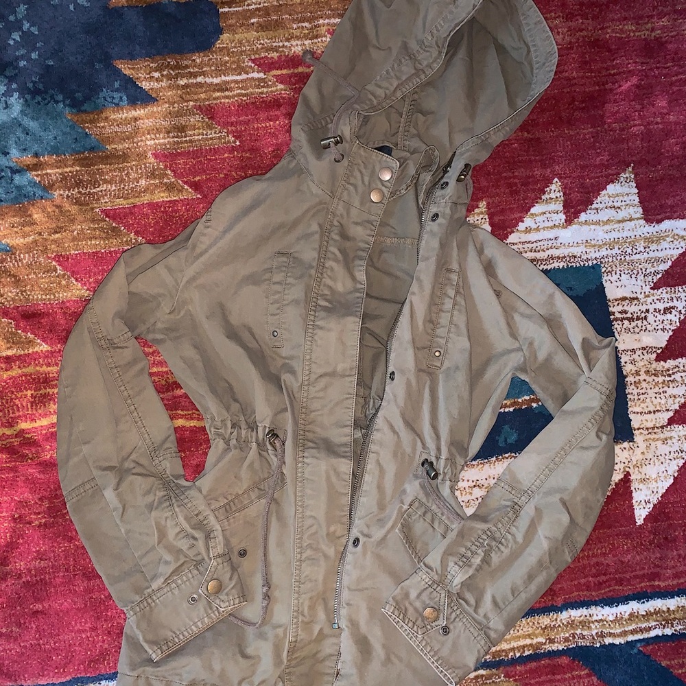Olive Green Utility Jacket